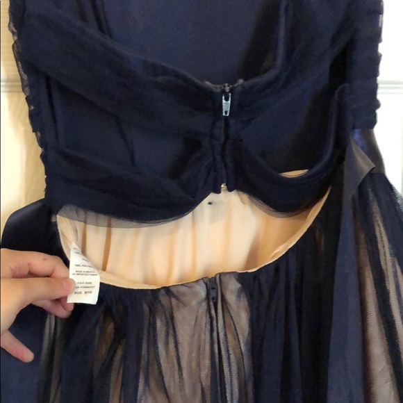 Navy blue Tulle Homecoming/Fancy dress - Picture 4 of 5